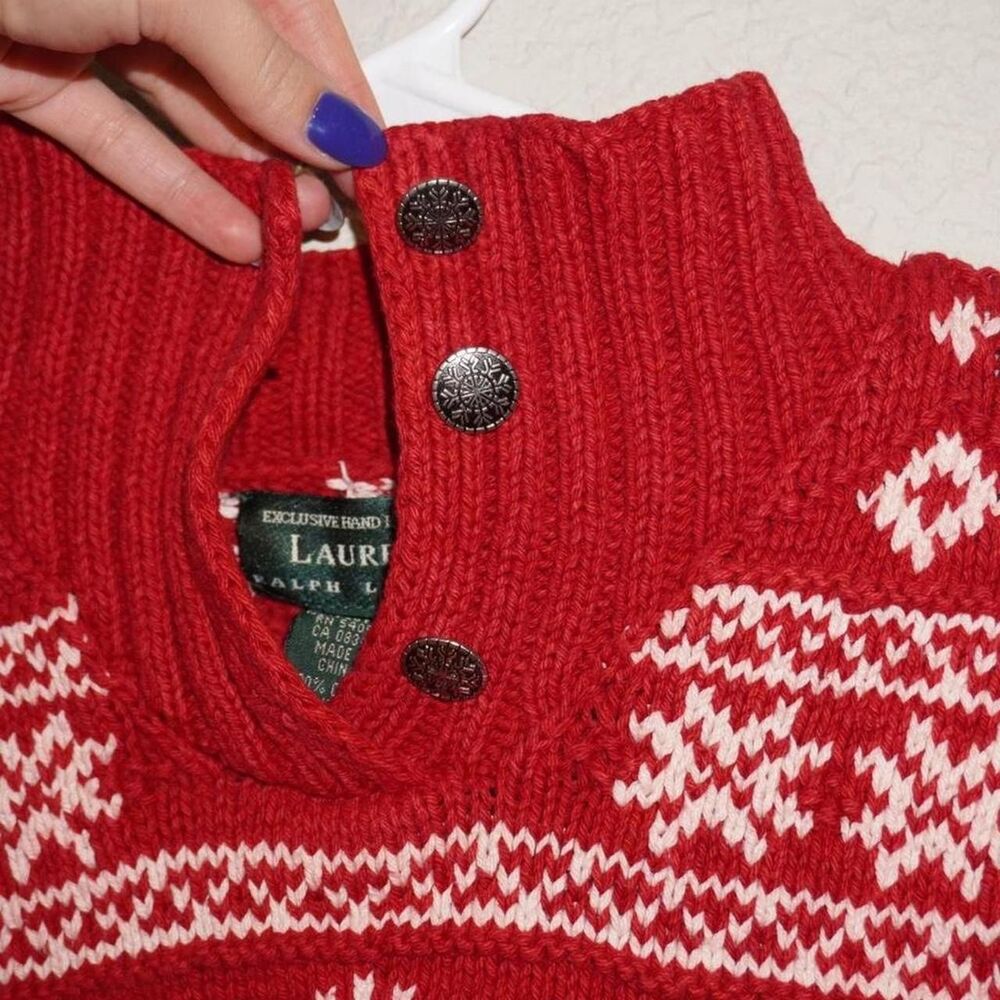 Polo-ralph-lauren Women's Red Jumper - Picture 3 of 8